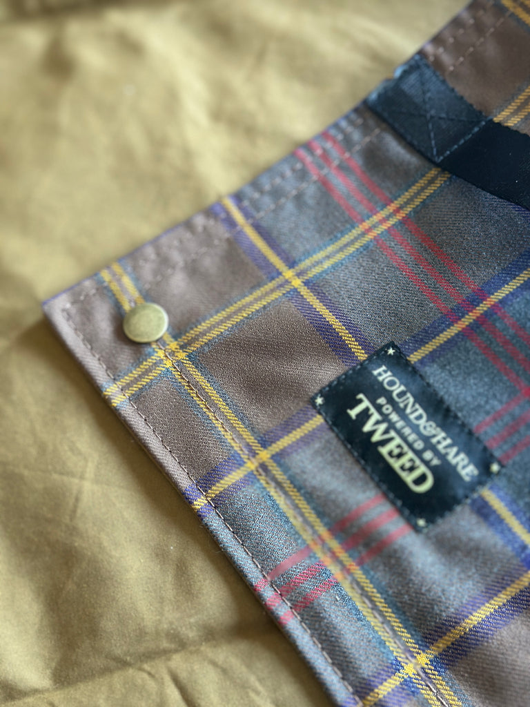 Hound & Hare Tartan and Dry Wax Travel rug - Small - Hound & Hare
