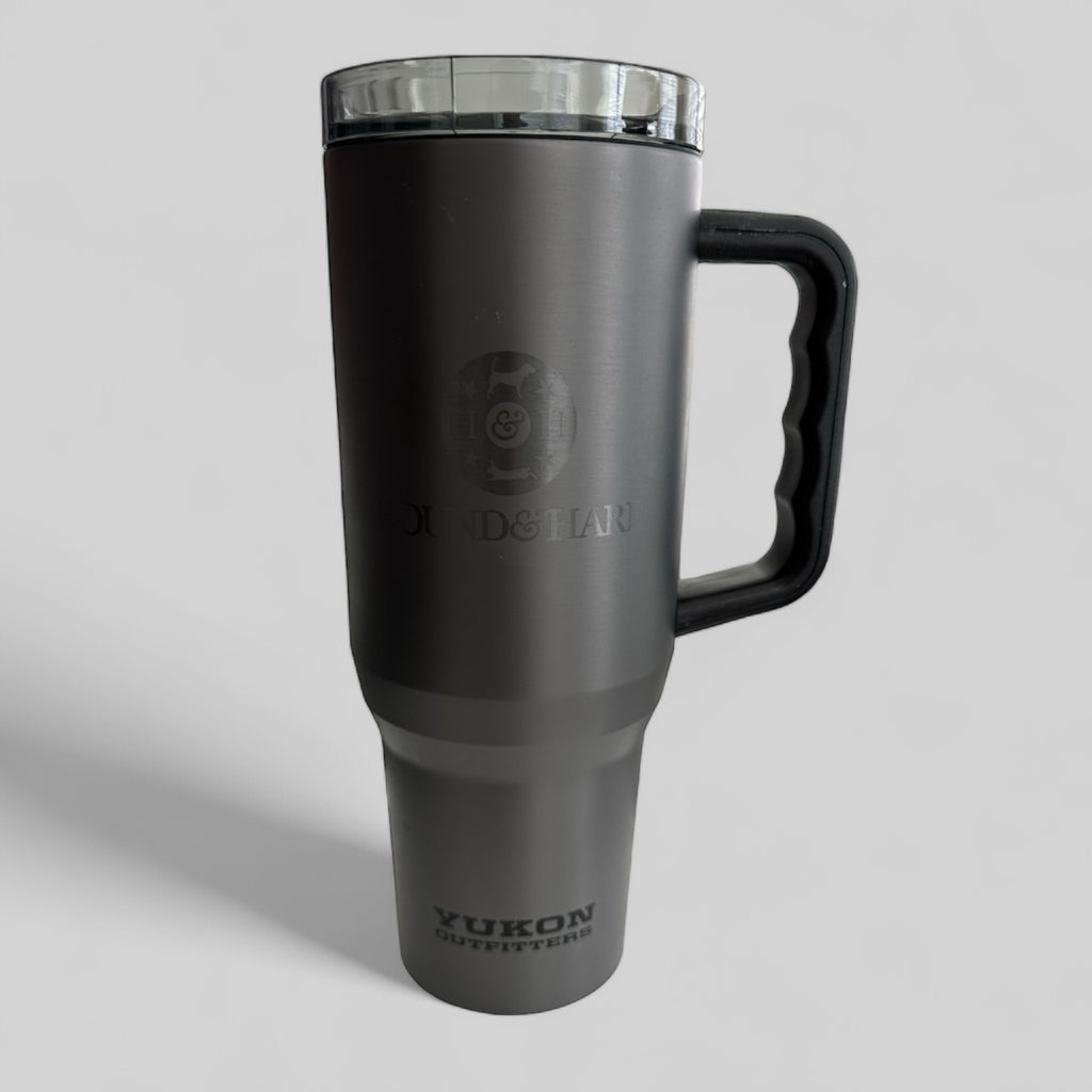 Hound & Hare Logo Fit Forty 40oz Tumber - Titanium - Hound & Hare