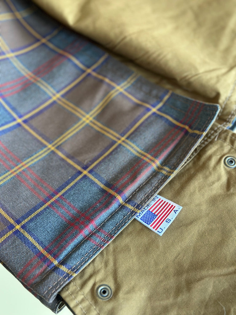 Hound & Hare Tartan and Dry Wax Travel rug - Small - Hound & Hare