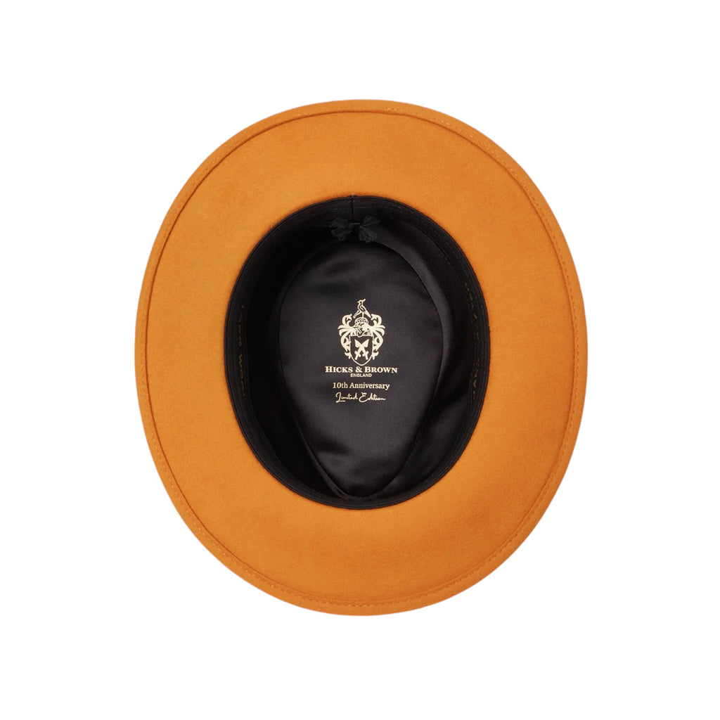 Suffolk Fedora (10th Anniversary Edition) - Mustard - Hound & Hare
