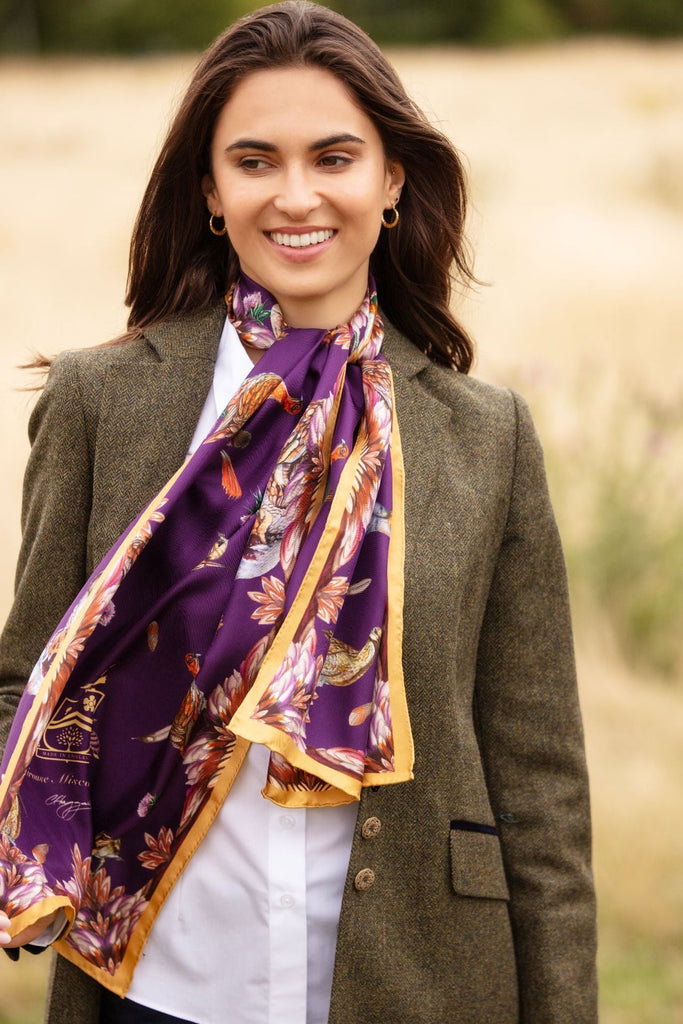 Grouse Misconduct - Aubergine & Gold - Hound & Hare