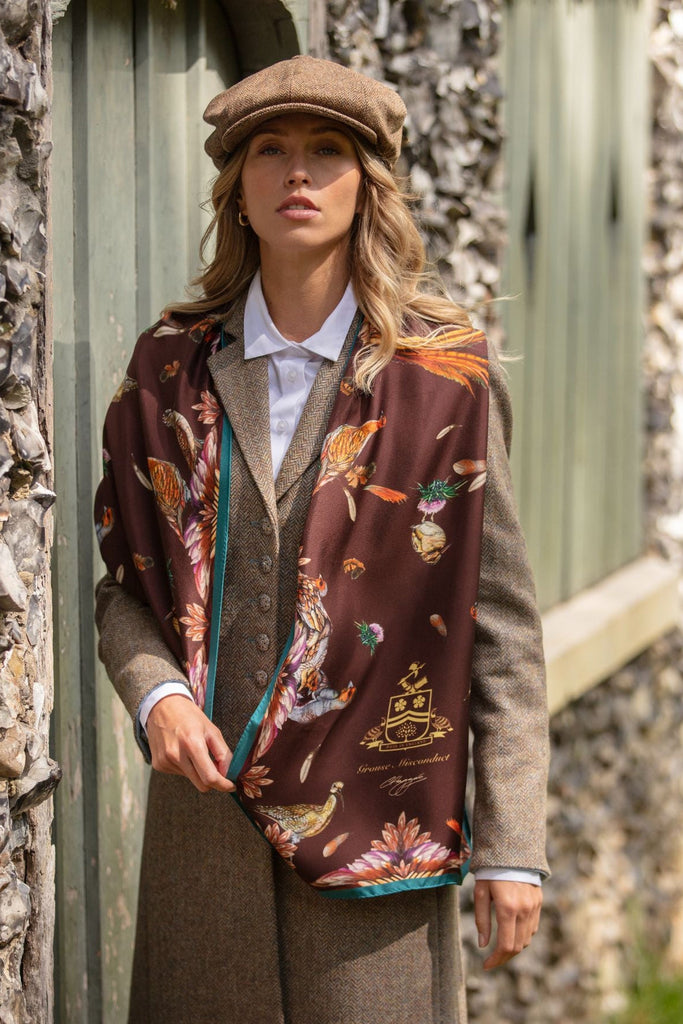 Grouse Misconduct - Chocolate & Teal - Hound & Hare