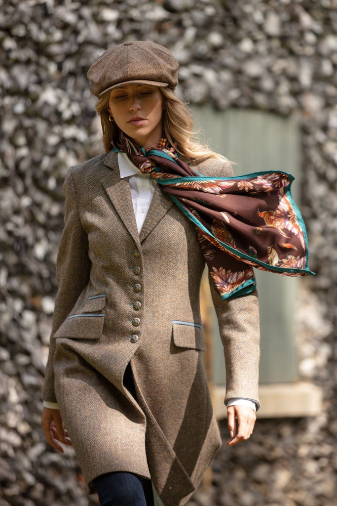 Grouse Misconduct - Chocolate & Teal - Hound & Hare