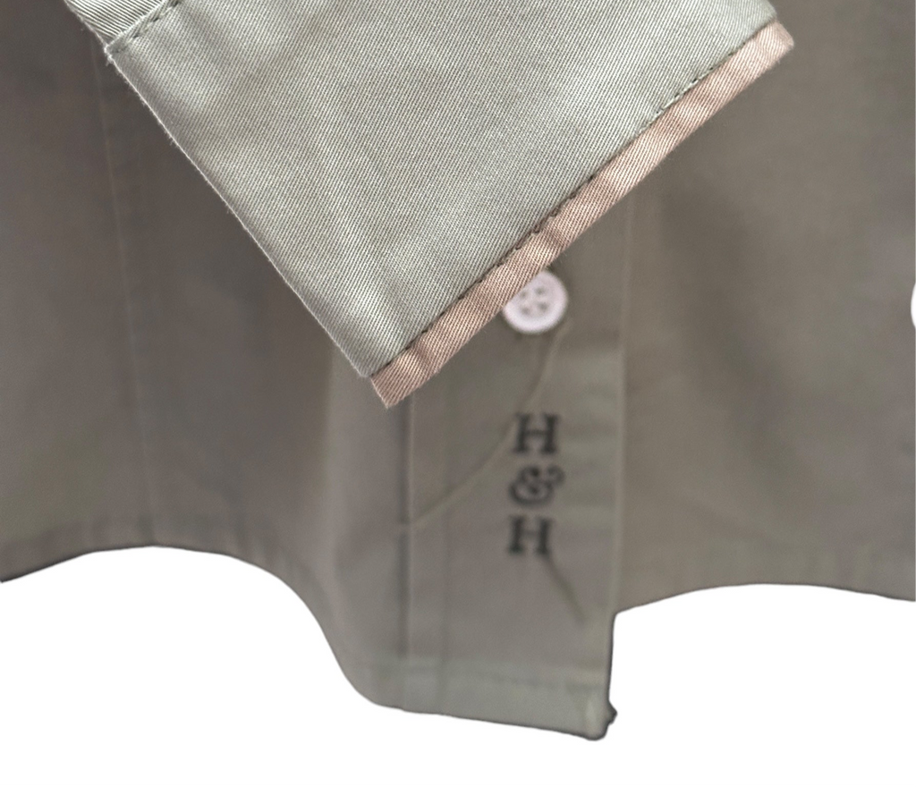 Southern Charm Ladies Luxury Cotton Shirt - Sage Green - Hound & Hare