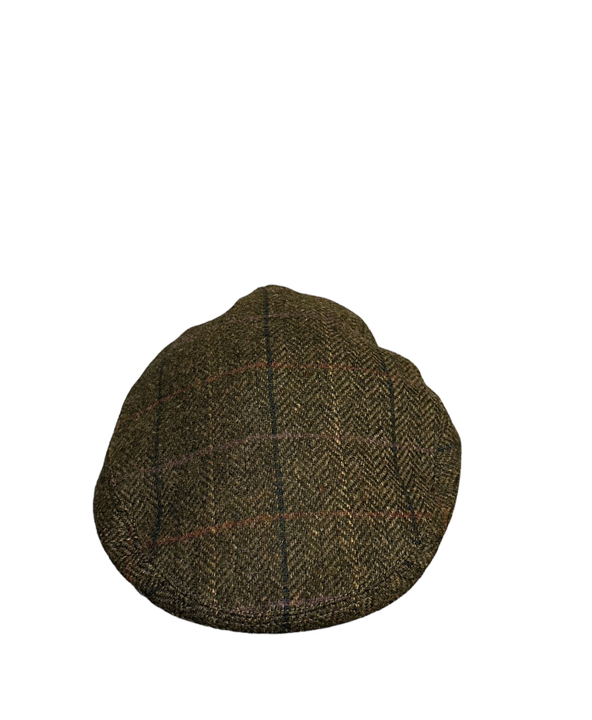 Hound & Hare Tweed Flat Cap - Dark Green - Hound & Hare