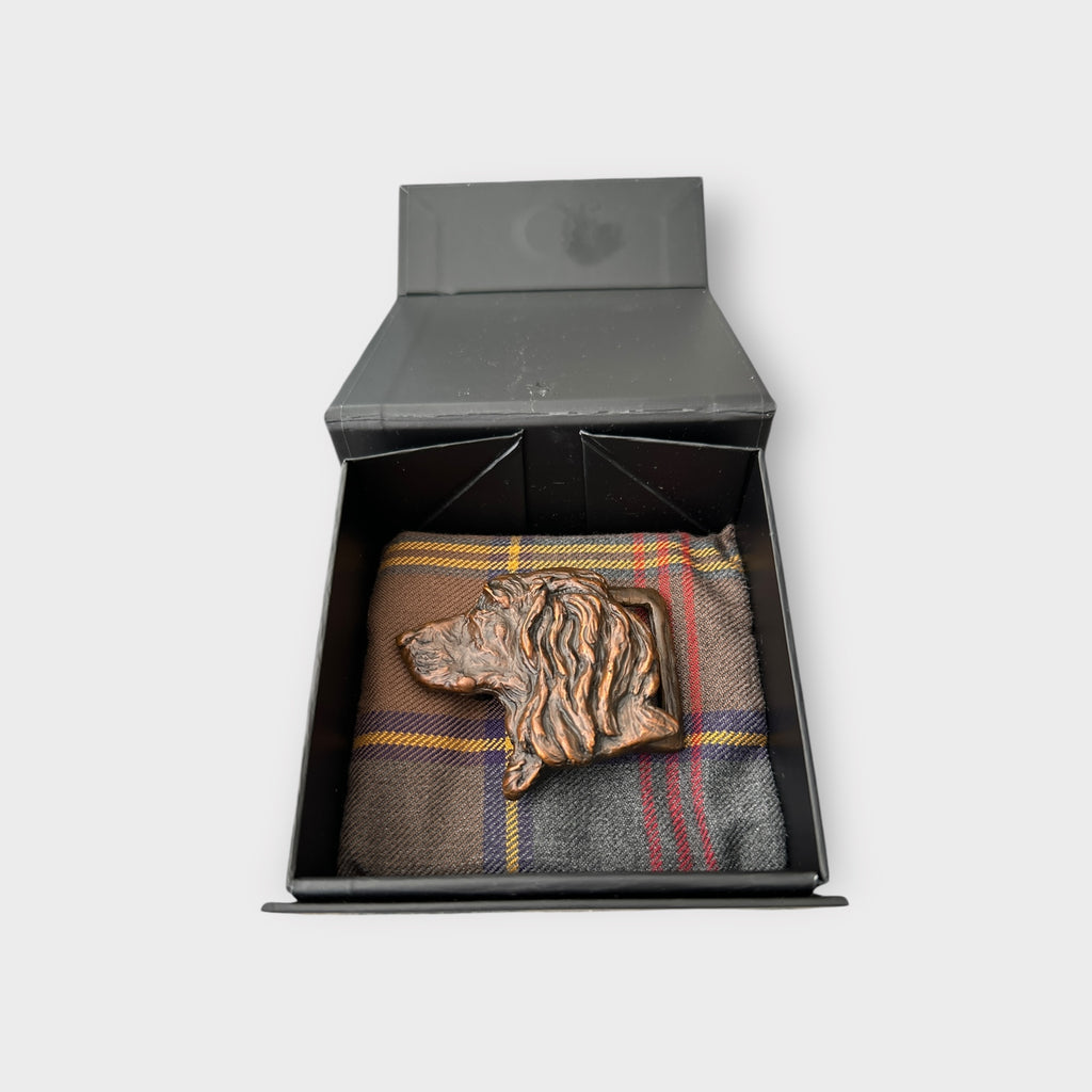 Liz Lewis x Hound & Hare English Cocker Fine Art Belt Buckle - Hound & Hare