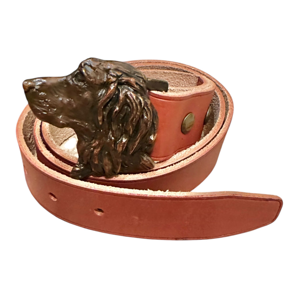 J Greenwood Leather Belt - Chestnut - Hound & Hare