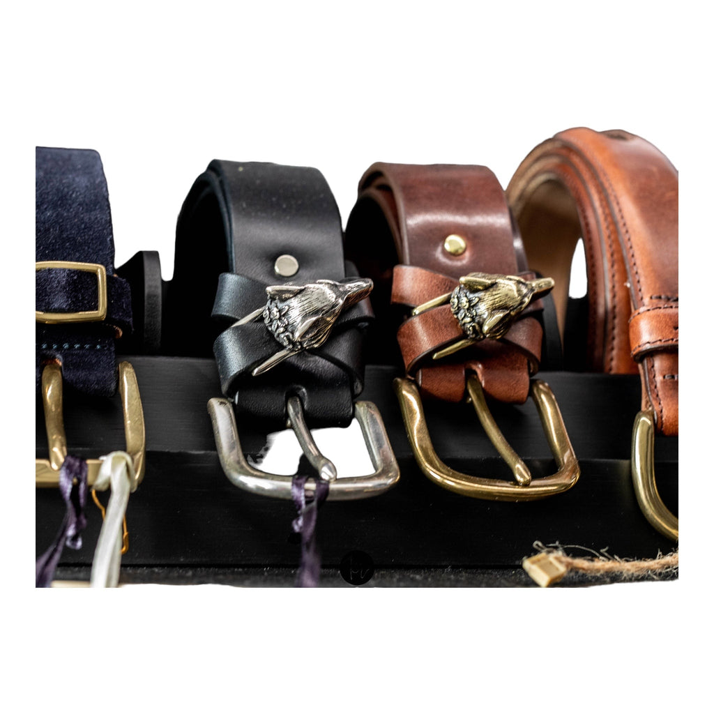 Mackenzie & George Cross Fox Belt - Black/Silver - Hound & Hare