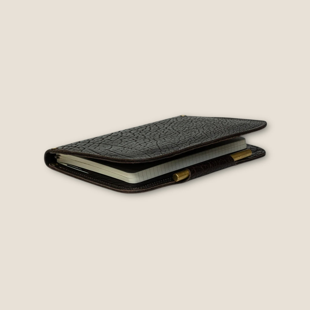 Chocolate Bison Executive Notebook - Kingfisher Leatherworks