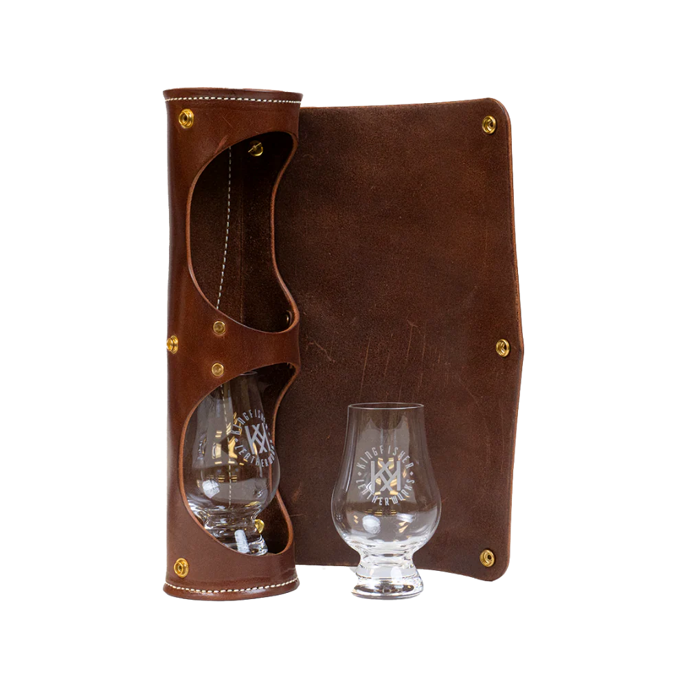 Highland Glass Case - Kingfisher Leatherworks - Hound & Hare