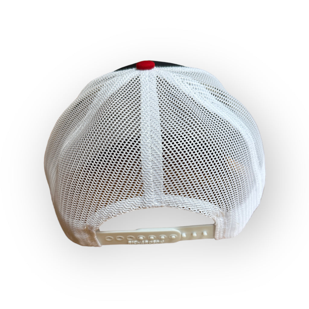 Hound & Hare Trucker Cap - Navy/Red/White Mesh - Hound & Hare