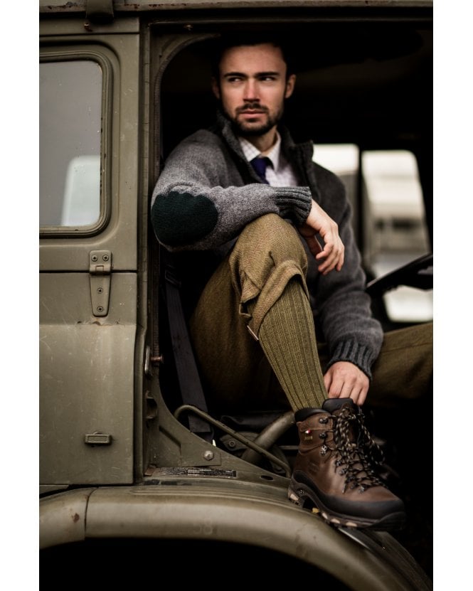 Scarba Cushioned Shooting Socks with Garter Ties - Hound & Hare