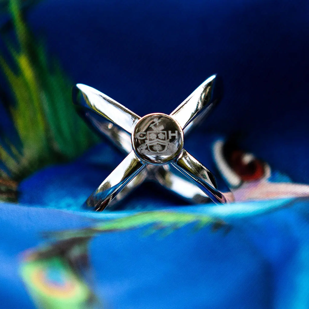 Clare Haggas Scarf Ring in Silver - Hound & Hare