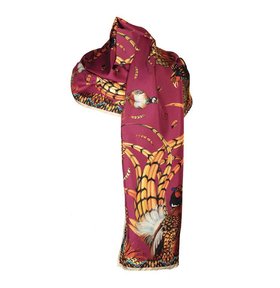 Clare Haggas Heads or Tails - Cranberry - Hound & Hare