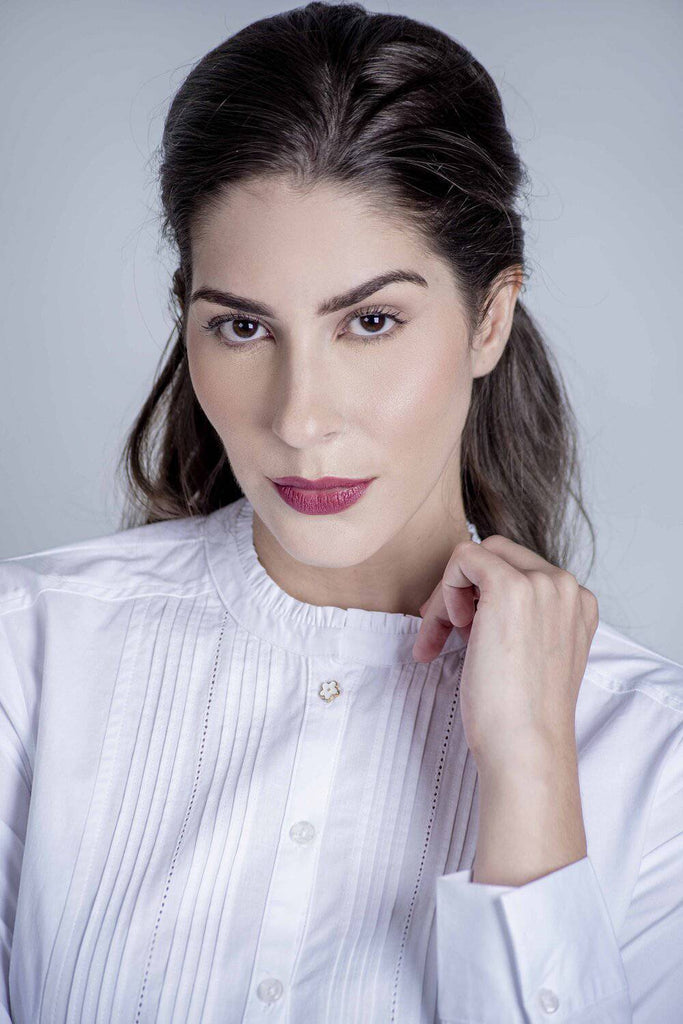 White Pleated Luxury Shirt - Hound & Hare