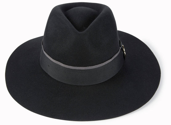 The Oxley Fedora - Black - Hound & Hare