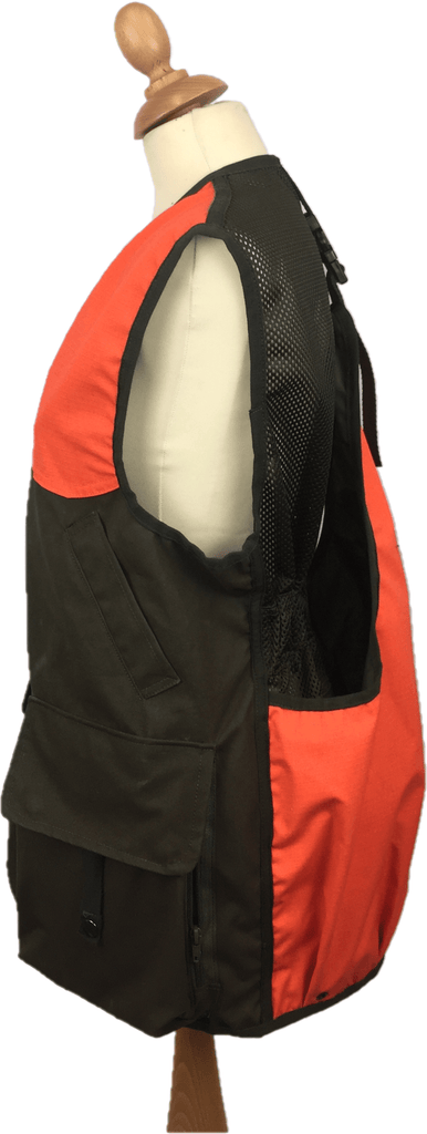 The Albany Upland Vest by Hound & Hare - Green and Orange - Hound & Hare