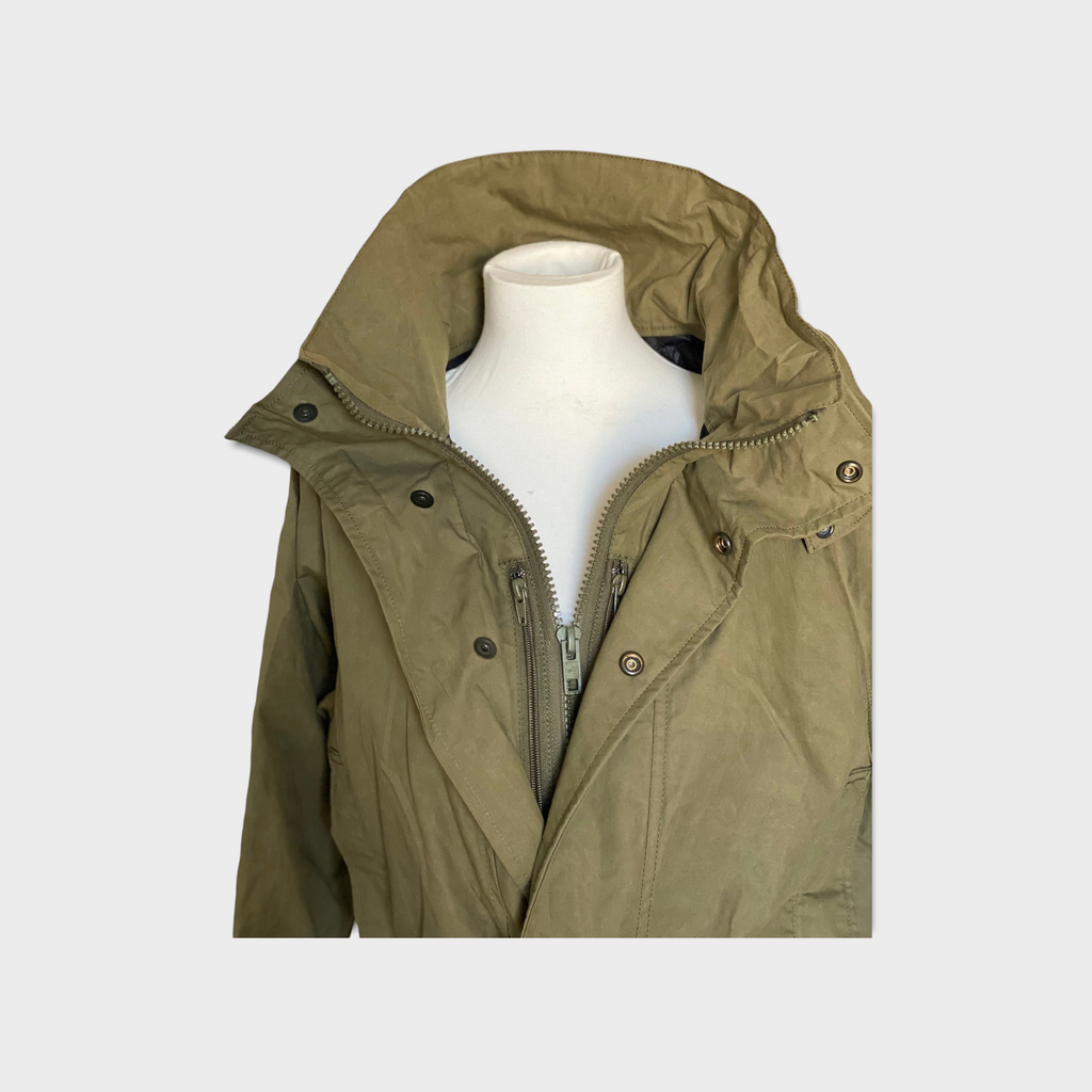 The Forester Breathable Performance Wax Waterproof Field Coat - Dusky Green - Hound & Hare