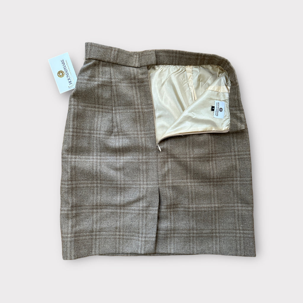 Hound & Hare Tweed Skirt - Camel - Hound & Hare