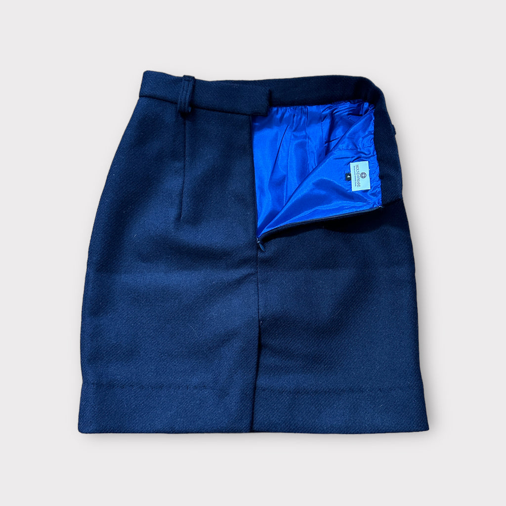Hound & Hare Tweed Skirt - Navy - Hound & Hare