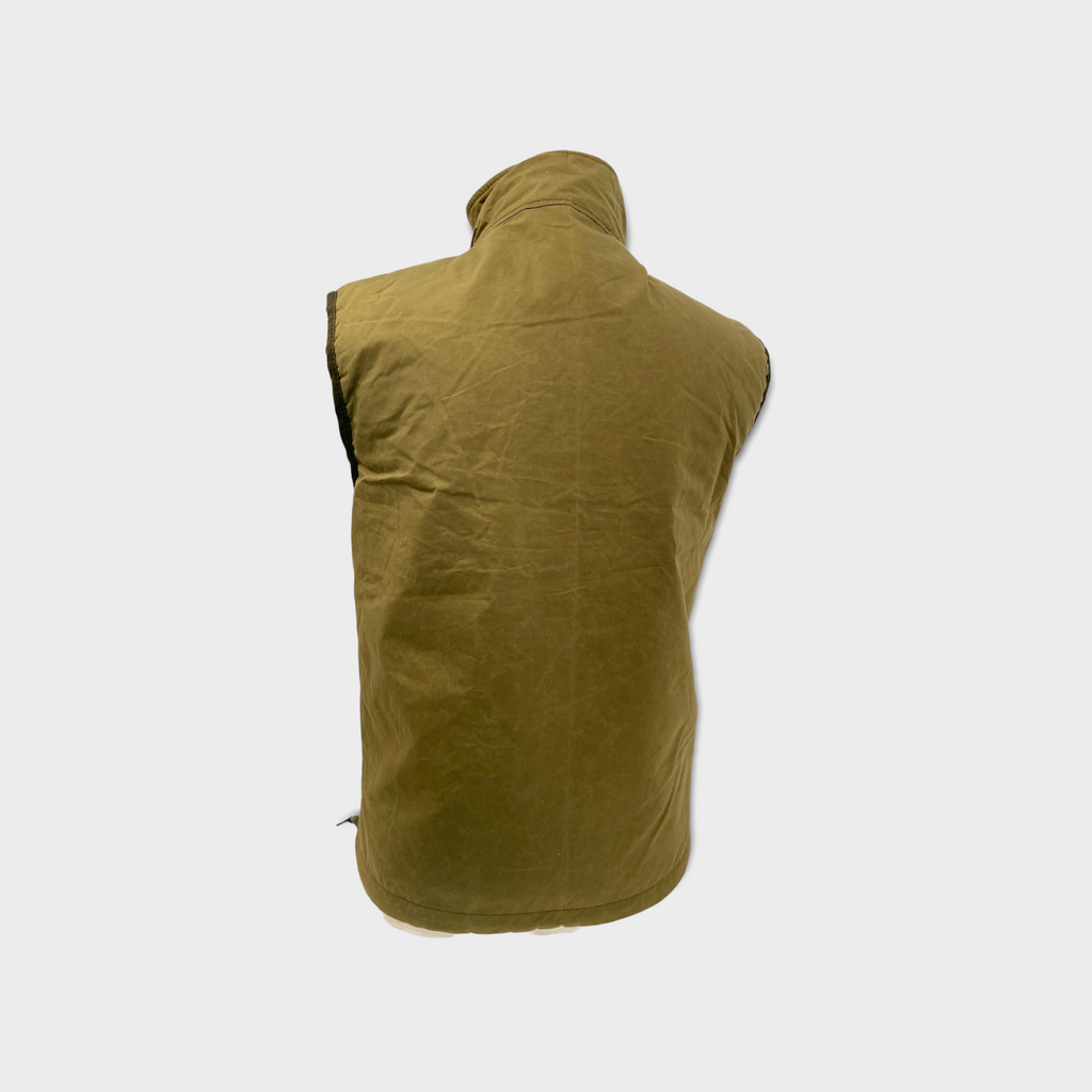 Hound & Hare Men's Douglas Wax Fleece Vest - Dusky Green - Hound & Hare