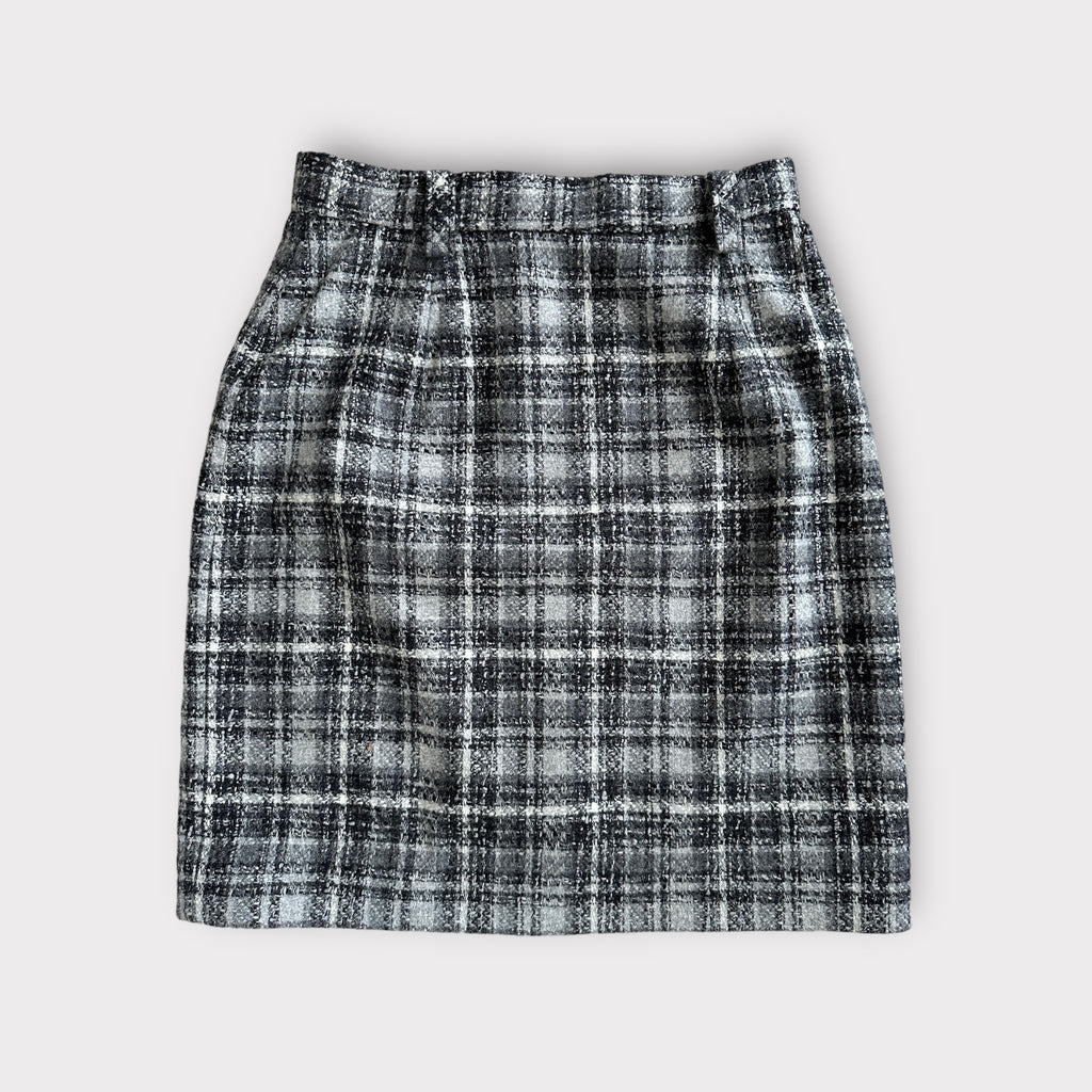 Hound & Hare Boucle Skirt - Black - Hound & Hare