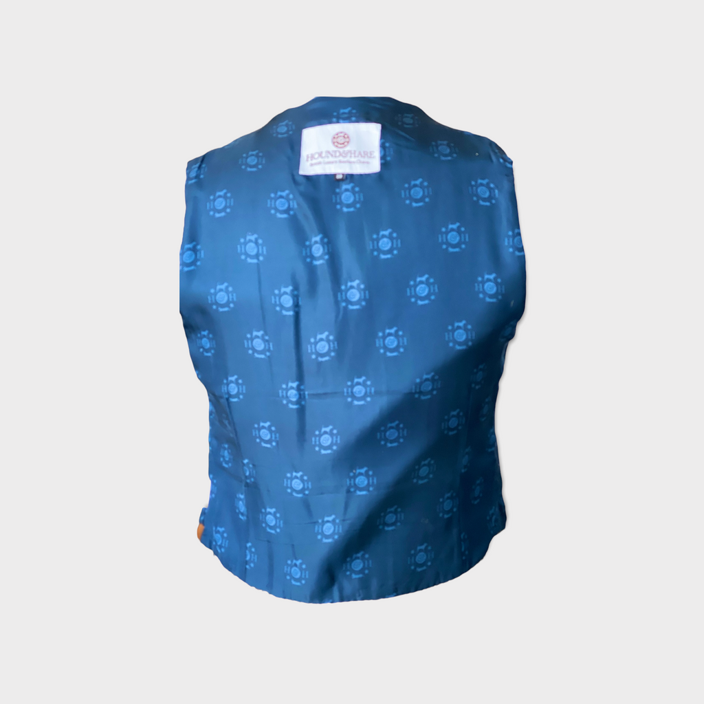 The Dempsey Tweed Waistcoat by Hound & Hare - Gun Check - Hound & Hare