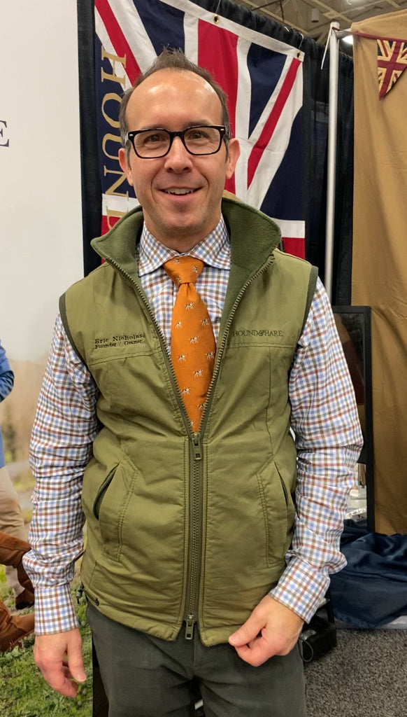 Hound & Hare Men's Douglas Wax Fleece Vest - Dusky Green - Hound & Hare