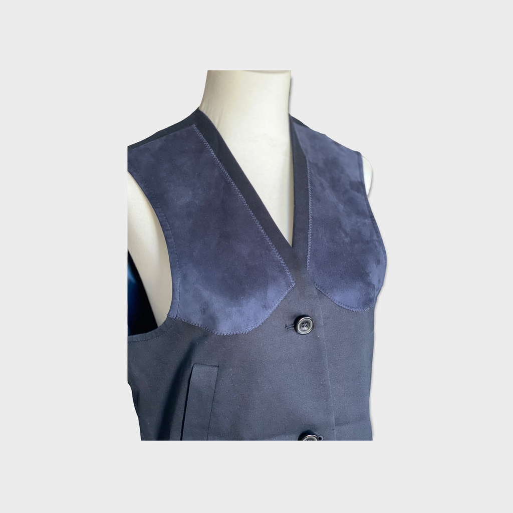 Ladies Three Season Shooting Vest - Navy - Hound & Hare