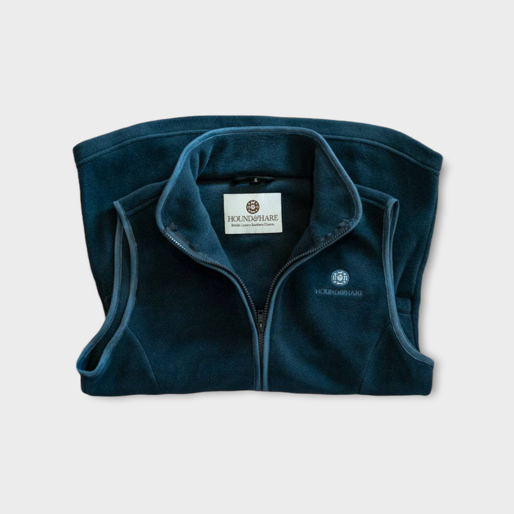 Hound & Hare Ladies Fleece Gilet - Bluegrass Blue - Hound & Hare