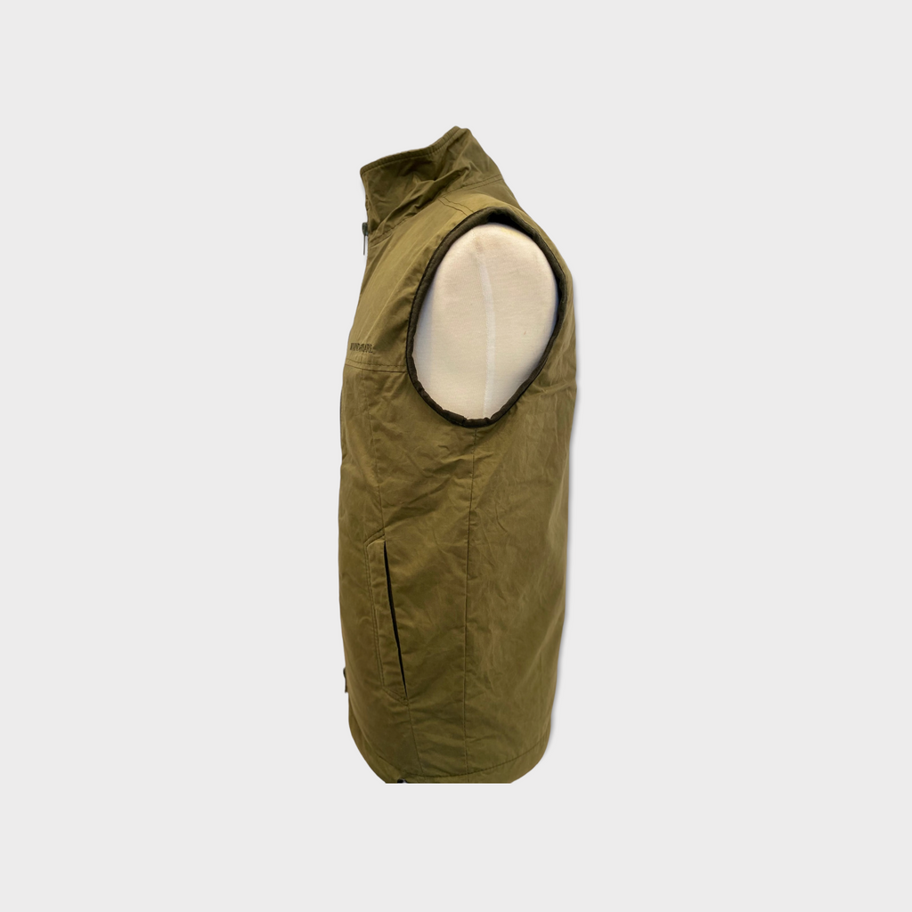 Hound & Hare Men's Douglas Wax Fleece Vest - Dusky Green - Hound & Hare