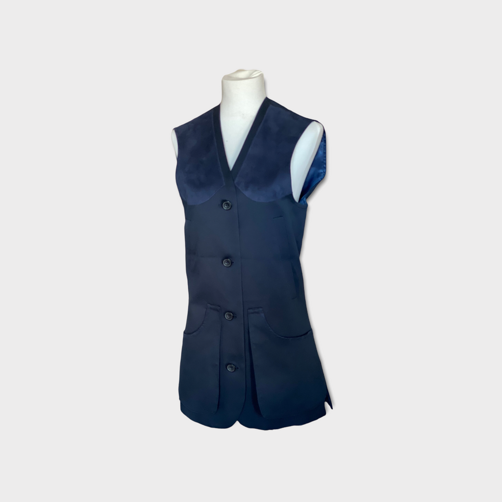 Ladies Three Season Shooting Vest - Navy - Hound & Hare