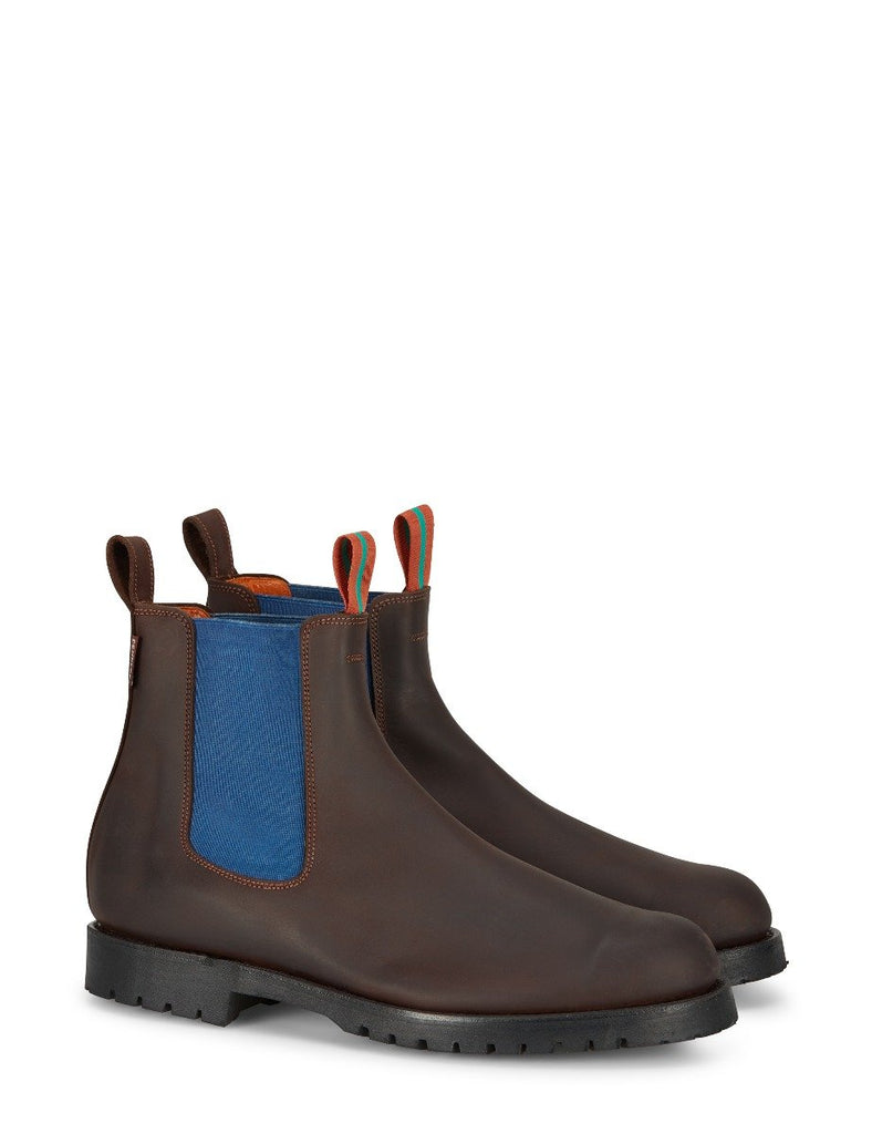 Mens Nelson Boot (Brown/Blue) - Penelope Chilvers - Hound & Hare