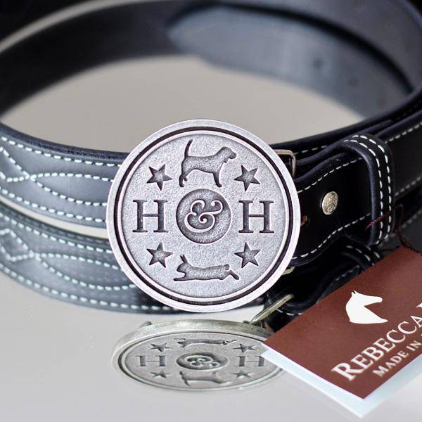 Rebecca Ray Black Leather Belt - Hound & Hare