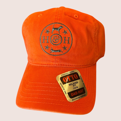 Hound & Hare Cotton Twill Cap - Blaze Orange - Hound & Hare