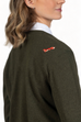 Fox V-Neck Sweater - Olive - Hound & Hare