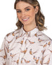 Beige Pheasants Luxury Cotton Shirt - Hound & Hare