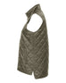 Women's Vintage Diamond Quilted Vest - Rosin