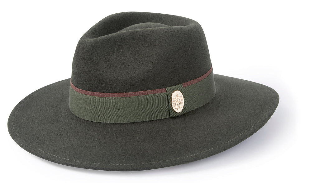The Oxley Fedora - Olive Green - Hound & Hare