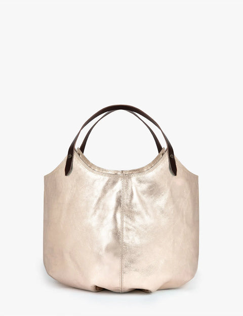 Pillow Metallic Bag (Champagne) -Penelope Chilvers