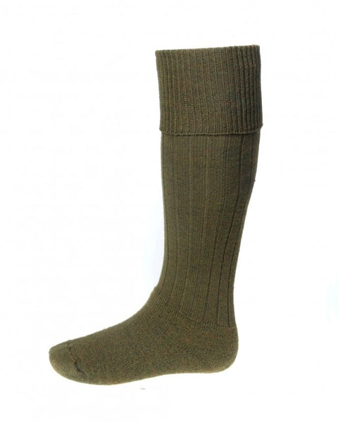 Scarba Cushioned Shooting Socks with Garter Ties - Hound & Hare