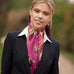 Clare Haggas Classic Best in Show Silk Scarf - Magenta/Gold - Hound & Hare