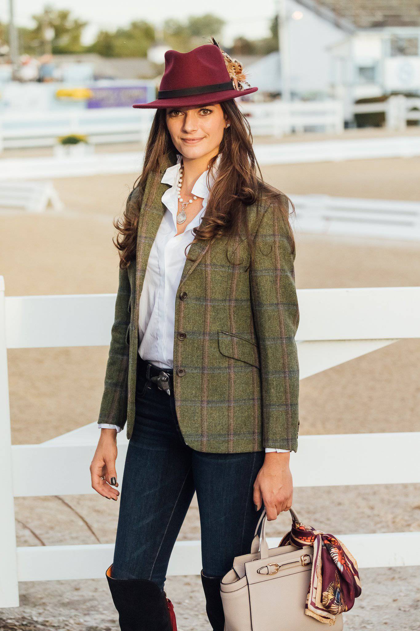 womens tweed jacket outfit