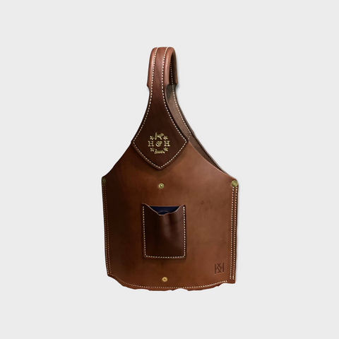 Hound & Hare Double Barrel Bottle Tote - Harness Leather - Hound & Hare