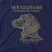 Hound & Hare Powered by Tweed T-Shirt - Navy/Gold - Hound & Hare