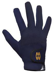 MacWet Short Mesh Sports Gloves - Navy - Hound & Hare