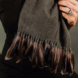 Cashmere and Feather Shawl - Hound & Hare